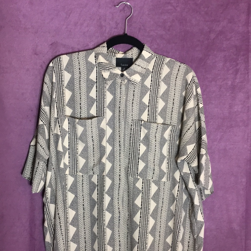 Double-Breasted Shirt Dress - Lumière